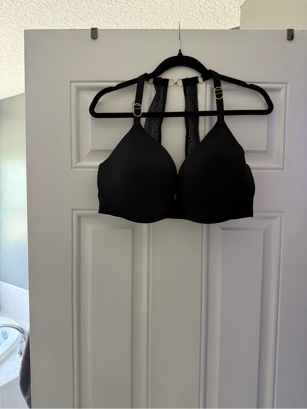 Women’s Black Lace-RacerBack Bra